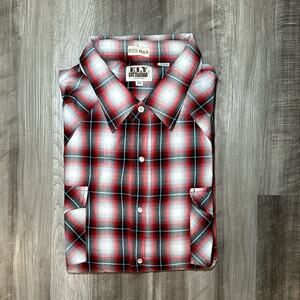 ELY Cattleman Western Big Man Long Sleeve Pearl Snap Button - 3XB